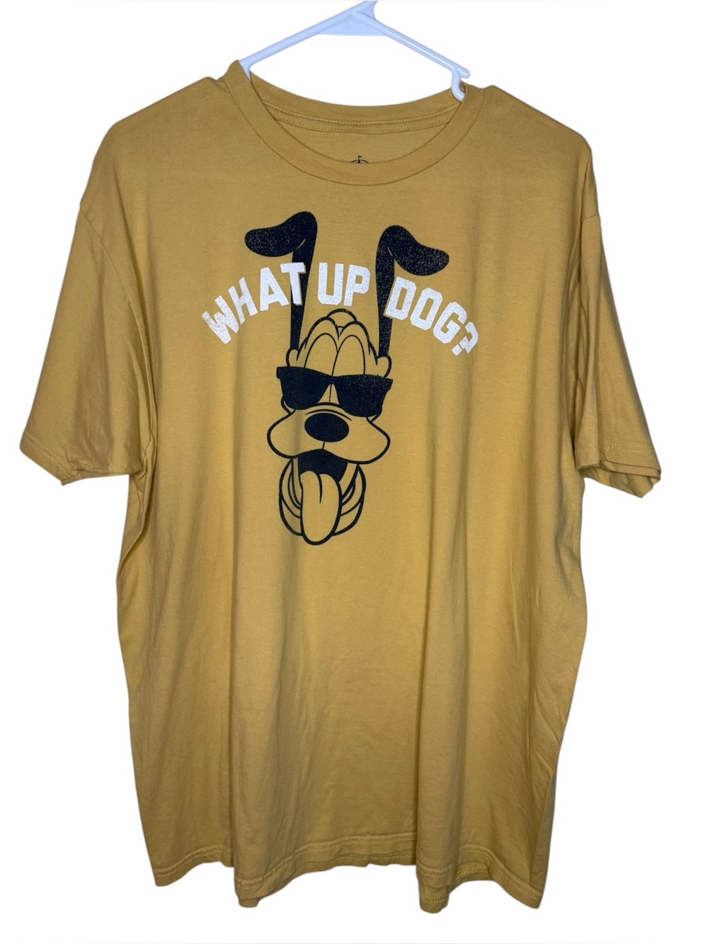 Disney Parks Pluto T Shirt Yellow Size XL